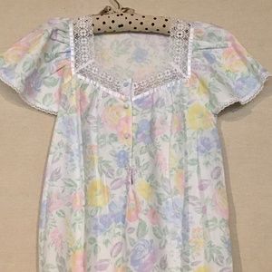 Floral Cotton Nightgown/Day Dress